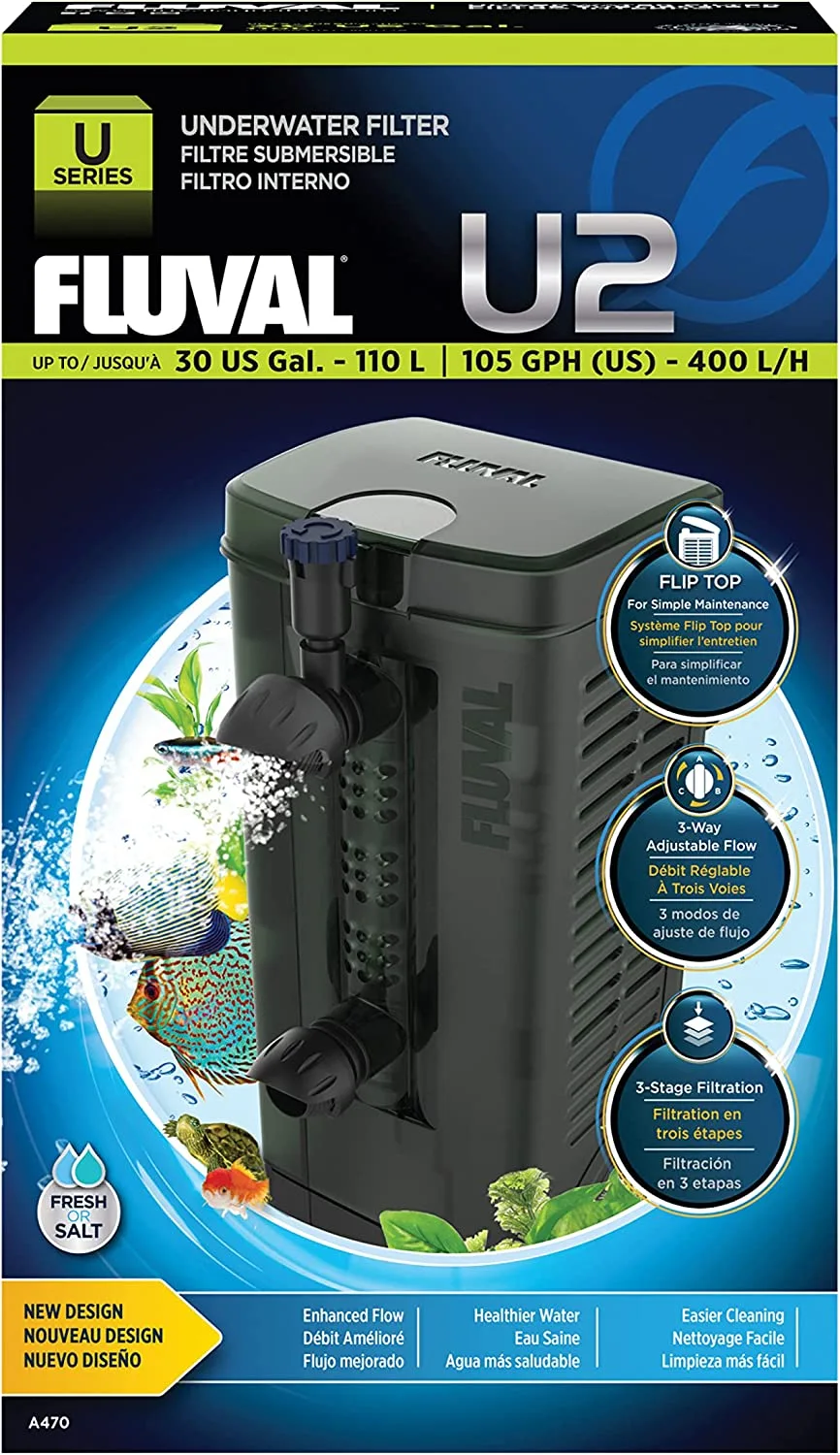 Fluval U2 Indvendigfilter 400 l/t